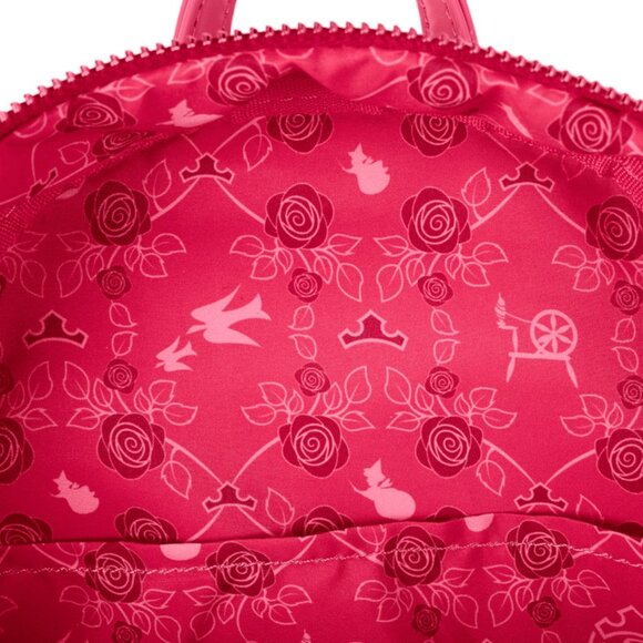 Loungefly Sleeping Beauty Exclusive Shiny Series Iridescent Mini Backpack main image 4